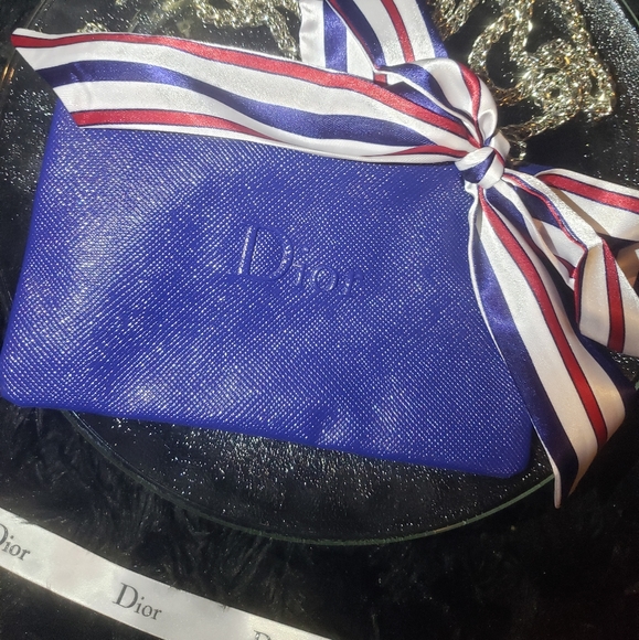 Dior mini crossbody bag blue - Picture 3 of 12